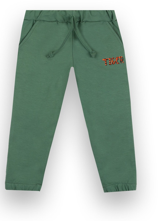 Зеленые кэжуал демисезонные брюки Габби