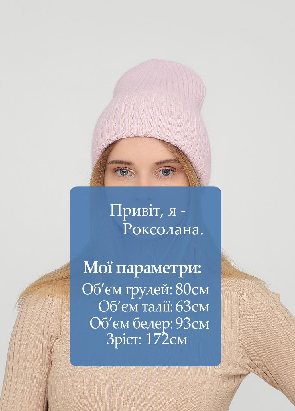Теплая зимняя ангоровая женская шапка без подкладки 340188 Merlini (250126169)