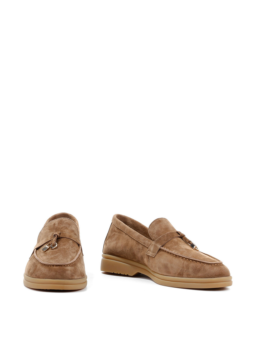 Le'BERDES Туфли лоферы коричневый з натуральная замша, украина — лето (322088013)