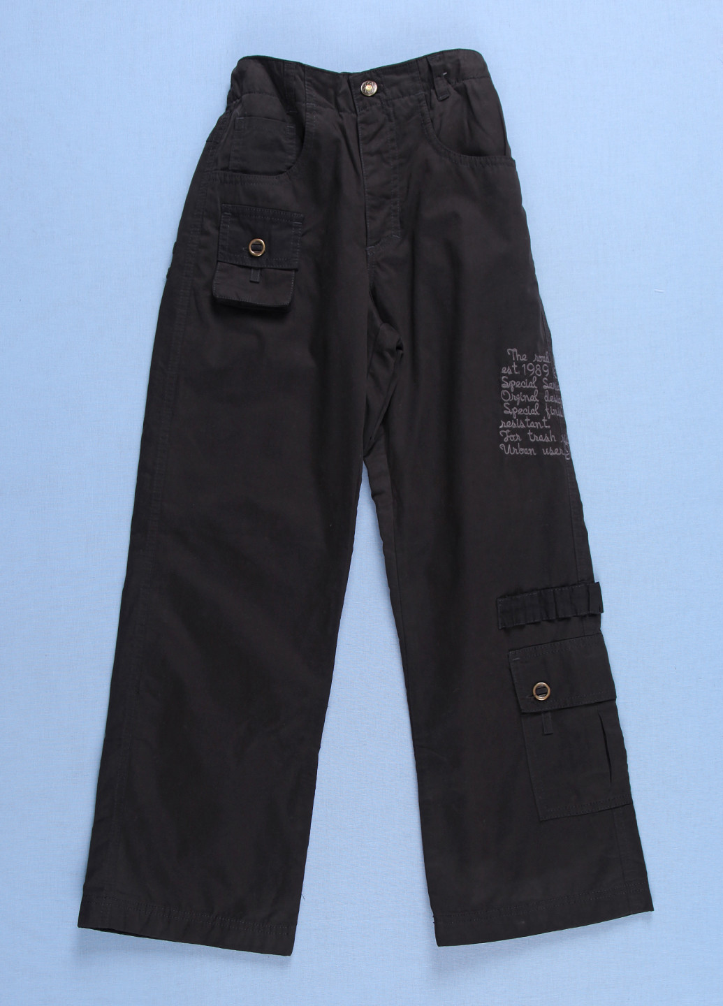 Черные кэжуал демисезонные брюки Incossi