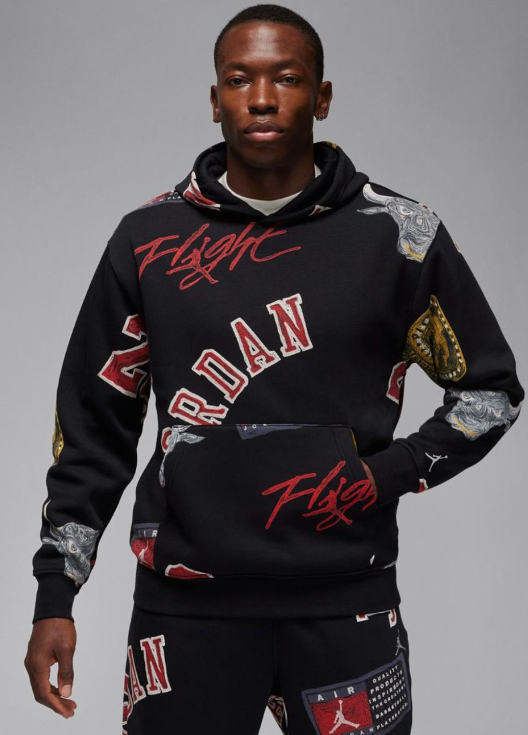 Худи FN4545-010 Jordan ESSENTIAL AOP FLEECE (314829012)