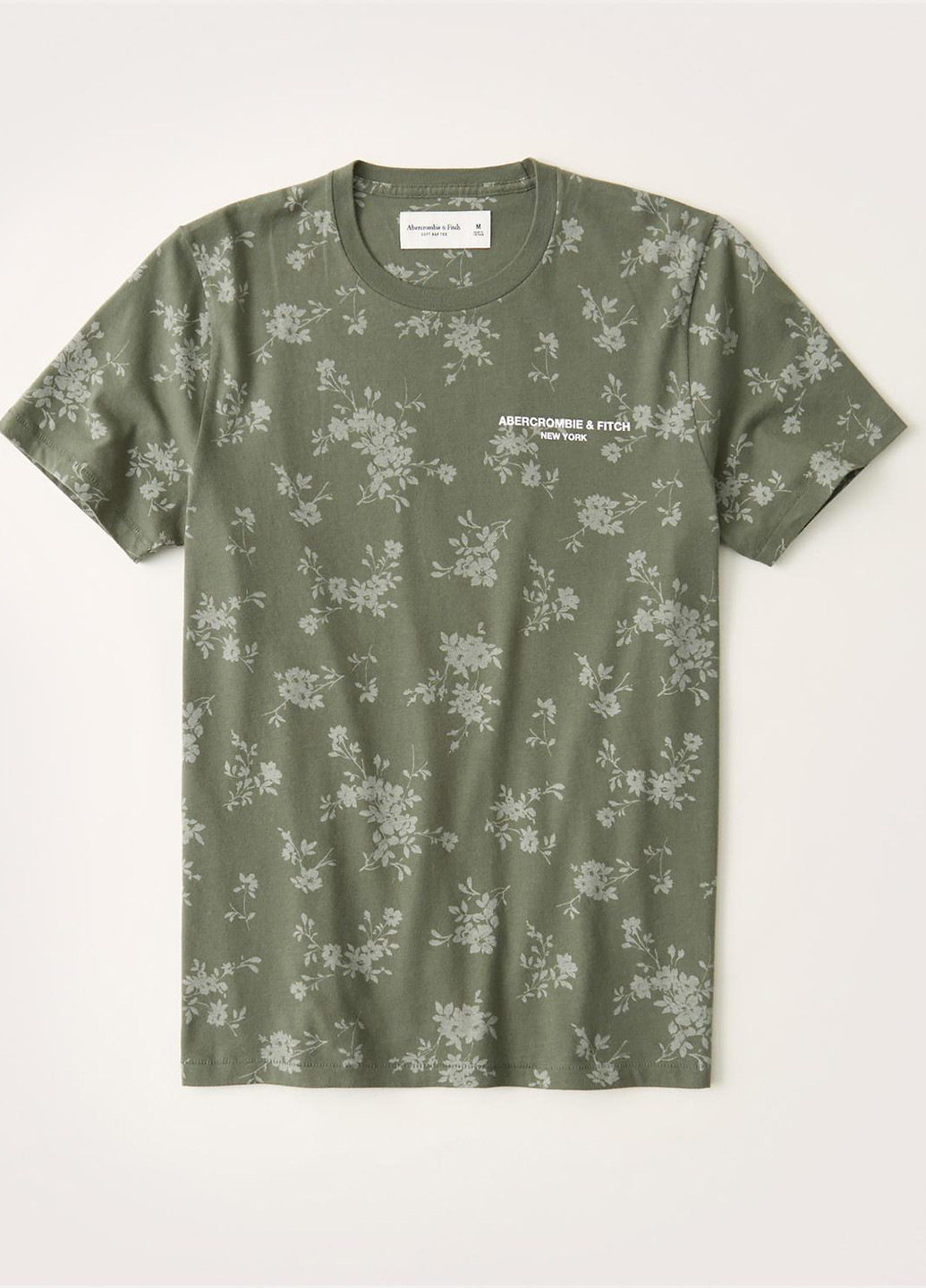 Бесцветная футболка Abercrombie & Fitch