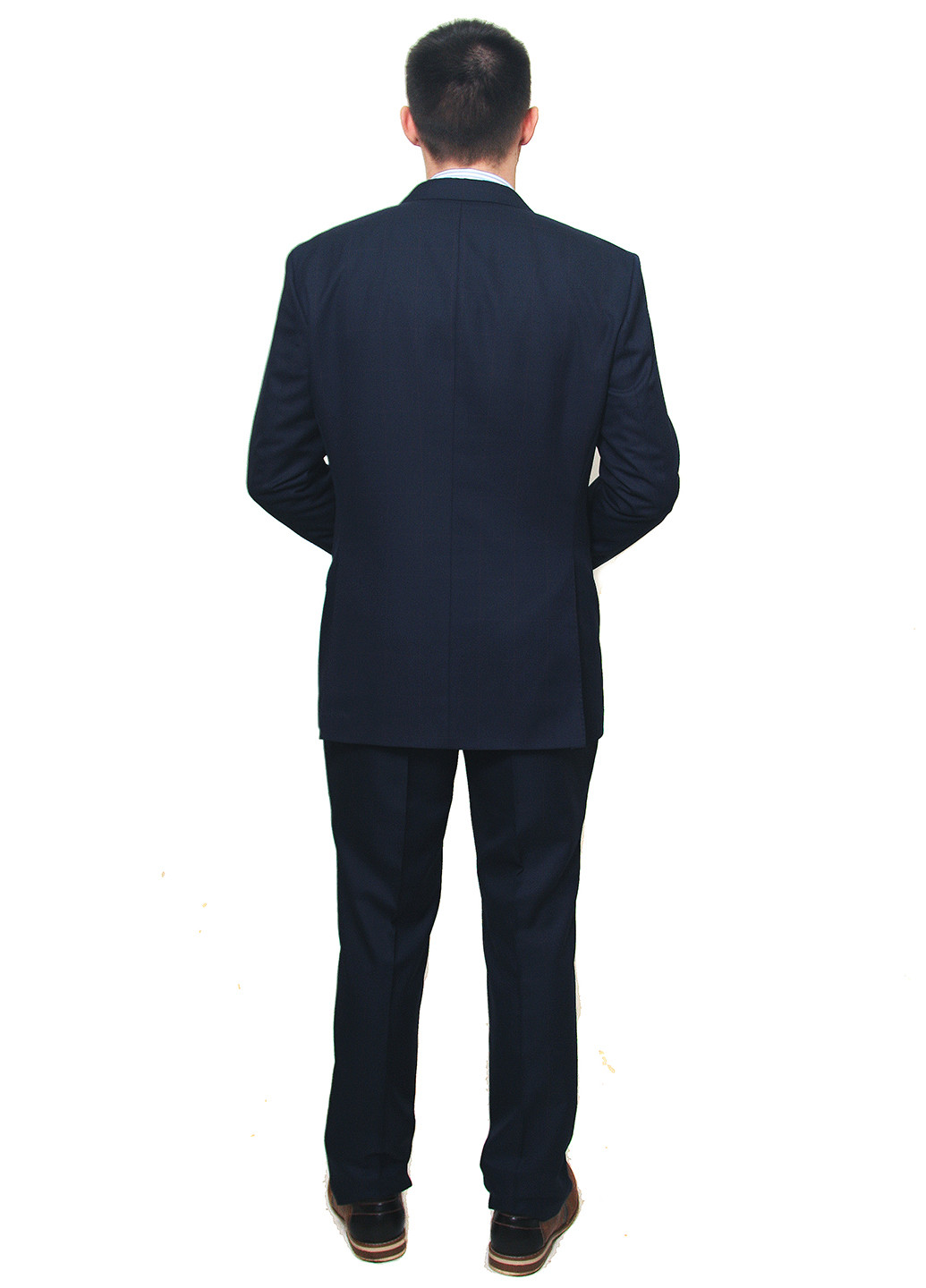 Темно-синий демисезонный костюм (пиджак, брюки) брючный MERDIM
