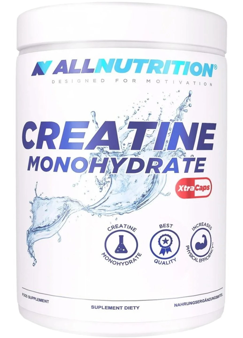 Креатин моногідрат Creatine Monohydrate Xtra 200 капсул Allnutrition (255279638)
