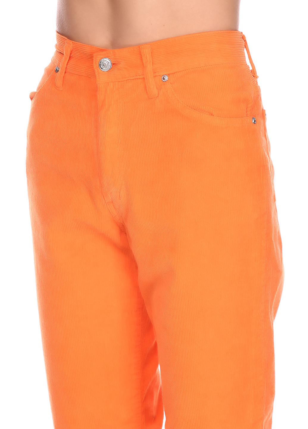 Оранжевые кэжуал демисезонные зауженные брюки Chipie