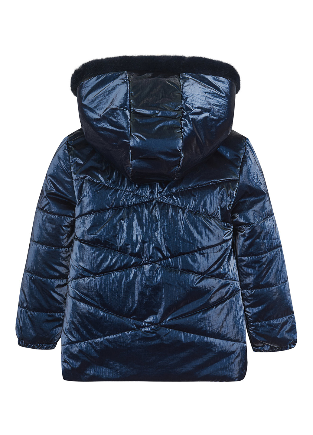 Темно-синя демісезонна куртка Одягайко