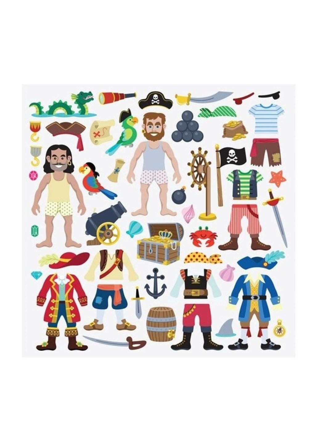 Набор для творчества Объемные наклейки Пираты (MD9102) Melissa&Doug (249597268)