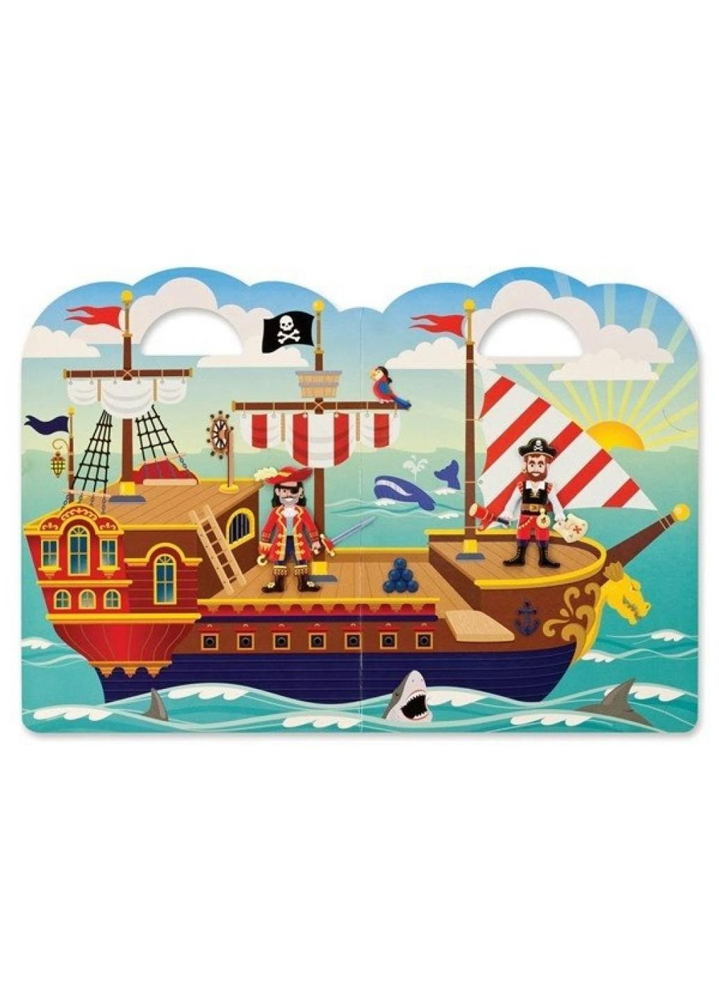 Набор для творчества Объемные наклейки Пираты (MD9102) Melissa&Doug (249597268)