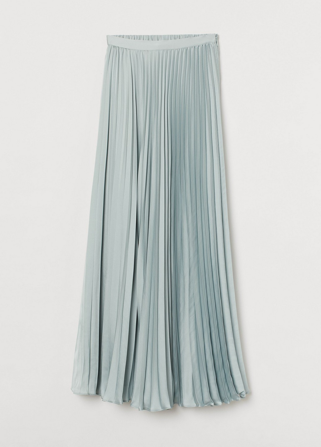 Светло-бирюзовая однотонная юбка H&M