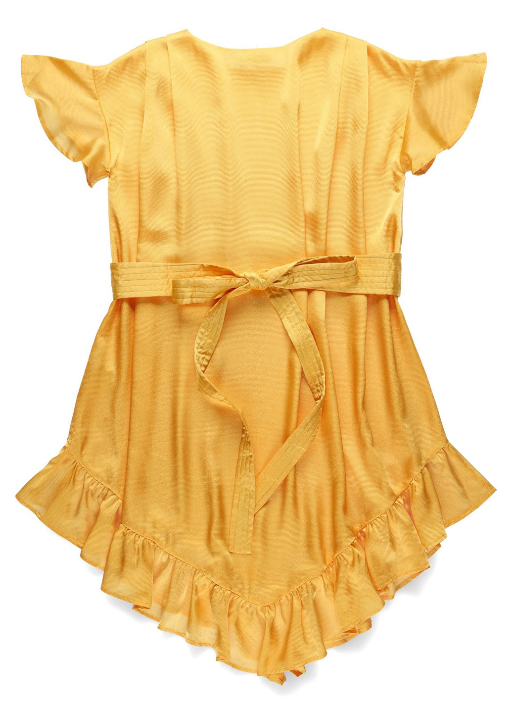 Желтое кэжуал платье а-силуэт MINT&BERRY однотонное