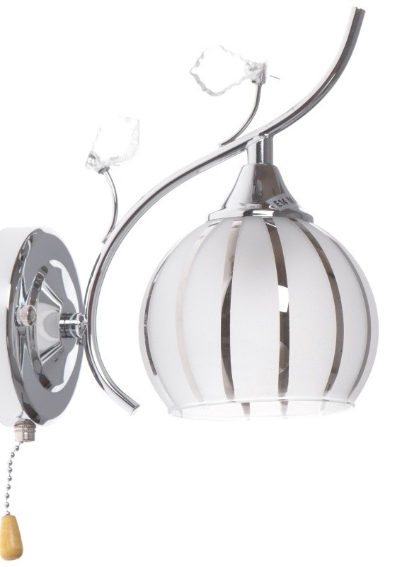 Бра направленного света настенное накладное с выключателем LK-248W/1 E14 CH Brille (253894160)