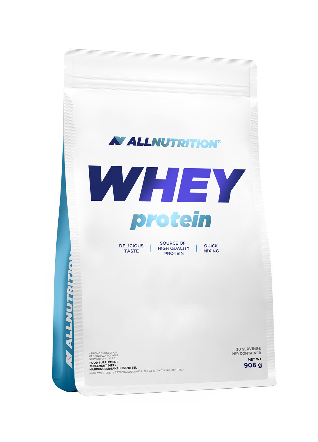 Сироватковий протеїн Whey Protein - 900g Raspberry ] Allnutrition (240154131)
