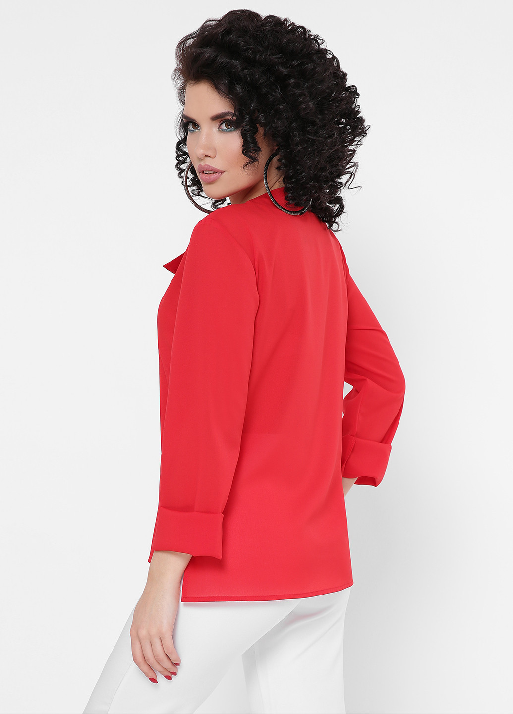 Красная демисезонная блуза Fashion Up