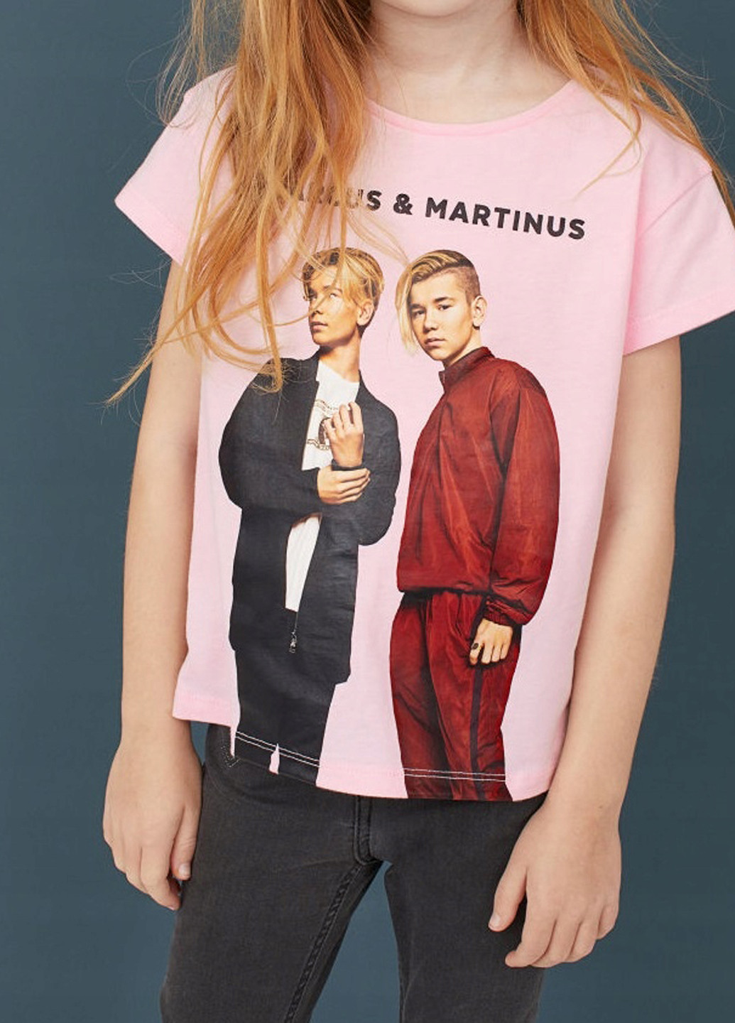 Рожева демісезонна футболка H&M