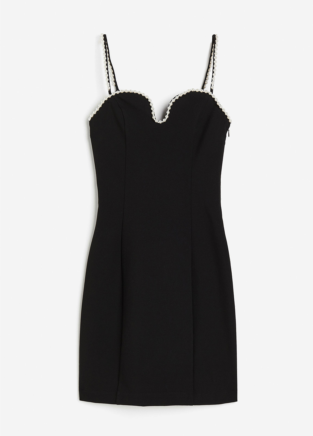 Чорна коктейльна сукня H&M однотонна