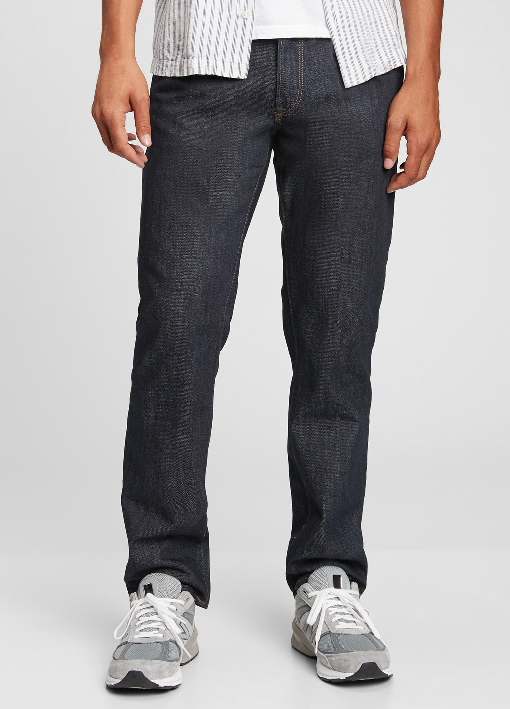 Темно-синие демисезонные прямые джинсы Gap