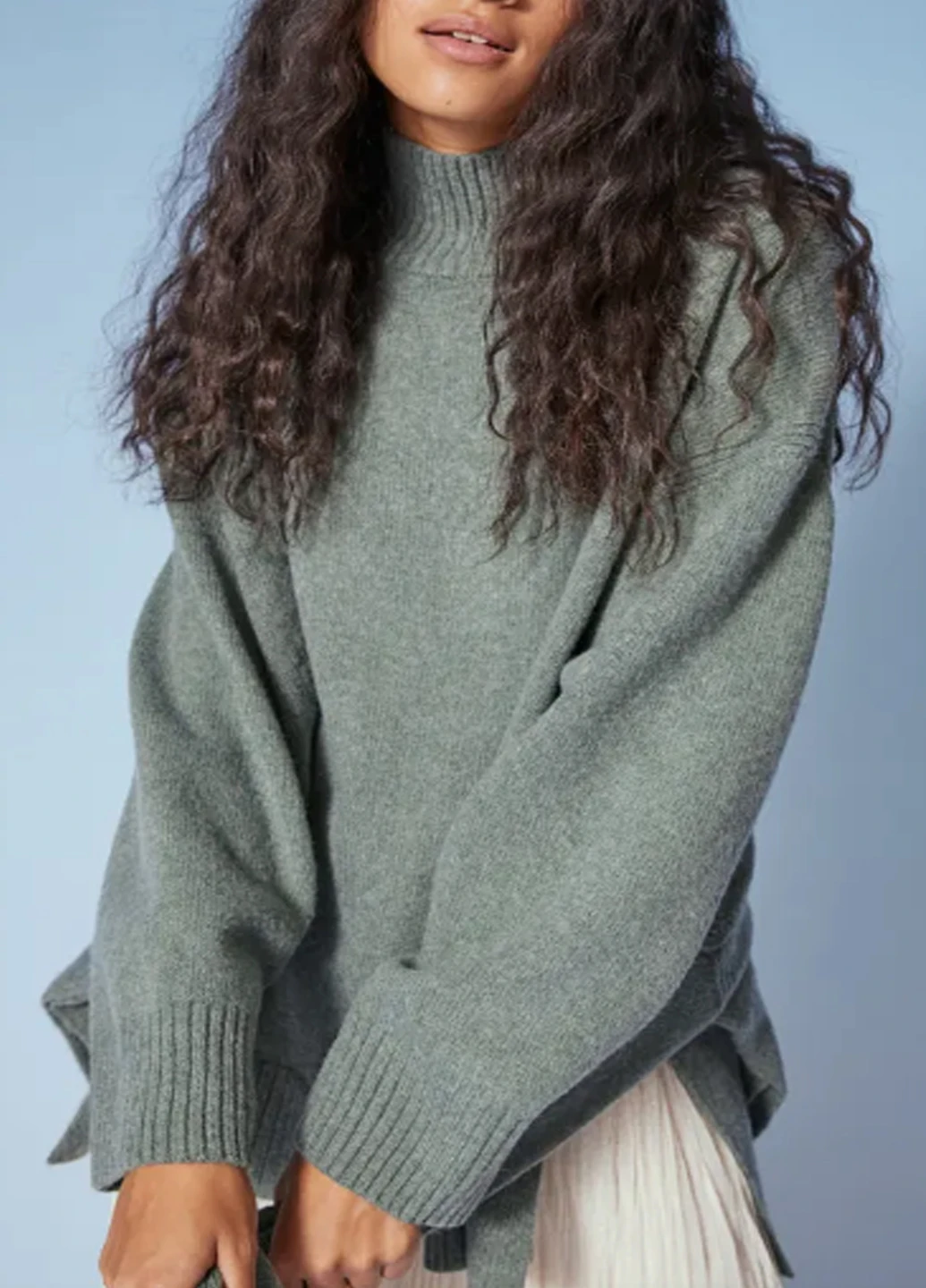Світло-зелений демісезонний светр H&M