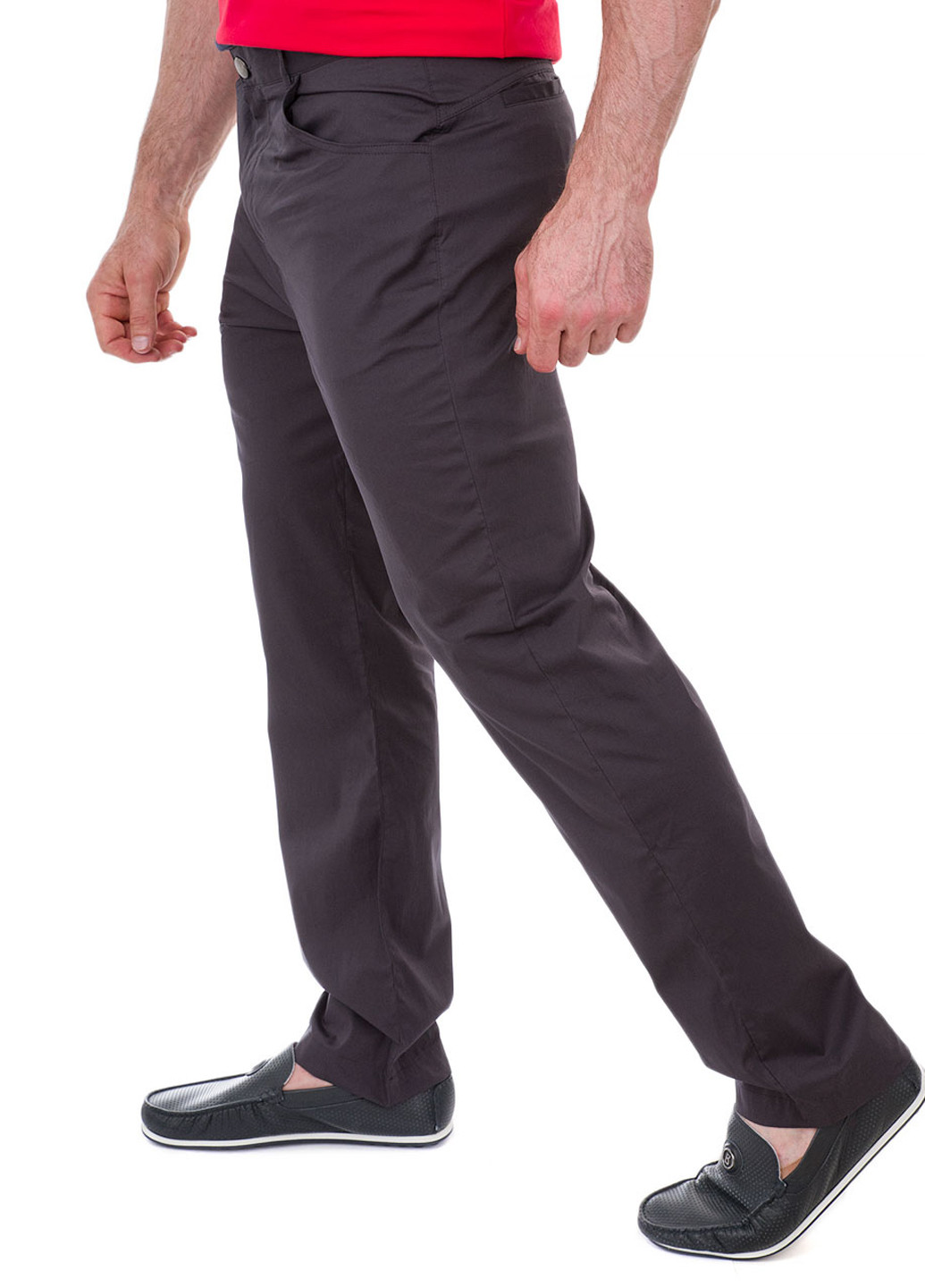 Черные кэжуал демисезонные прямые брюки ARMANI EA7