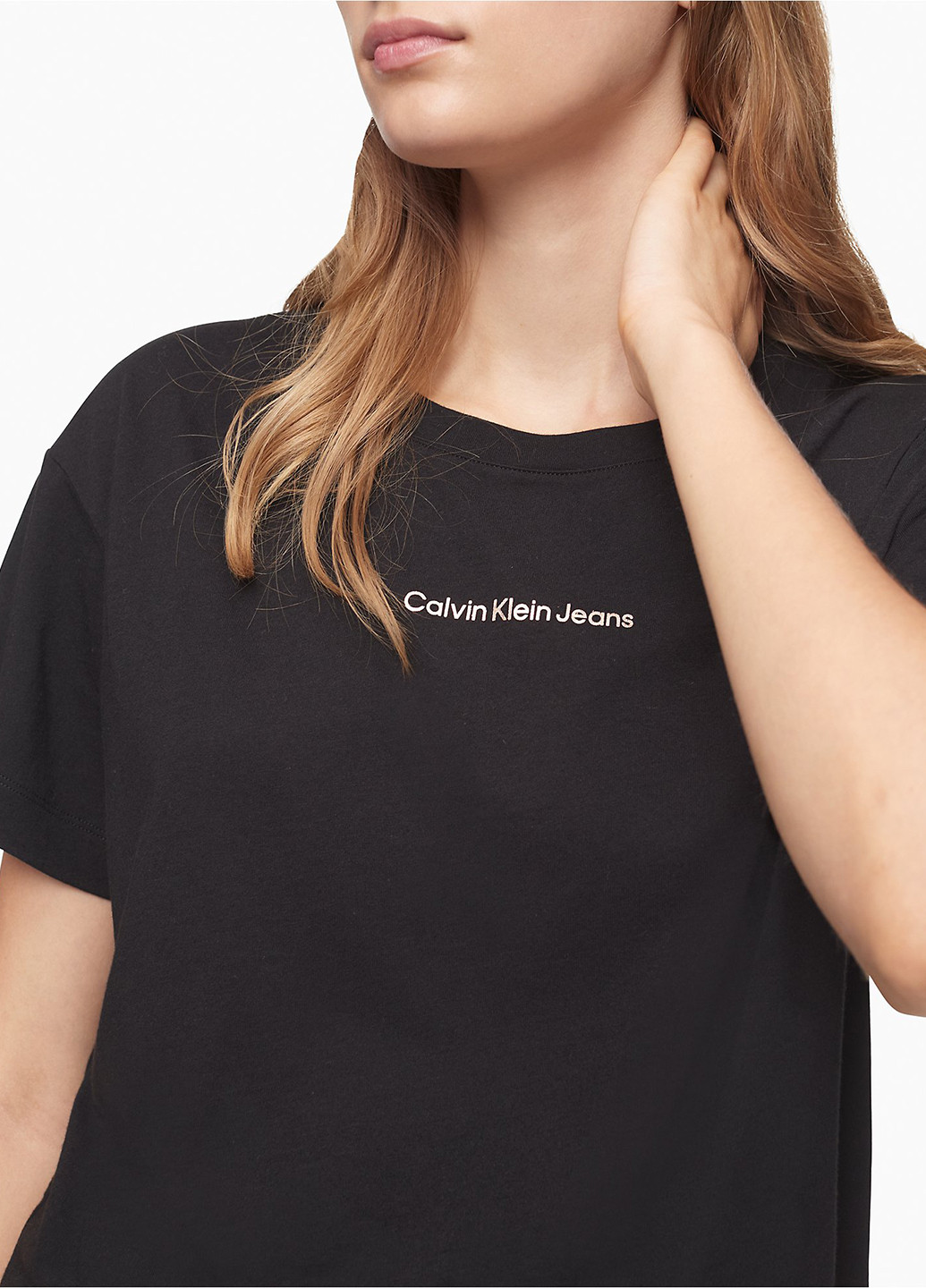 Чорна літня футболка Calvin Klein