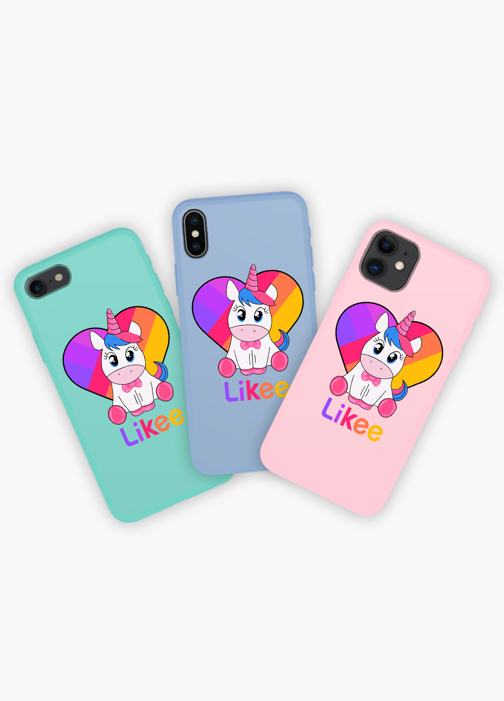 Чохол силіконовий Apple Iphone Xs Лайк Єдиноріг (Likee Unicorn) (8938-1594) MobiPrint (219488178)