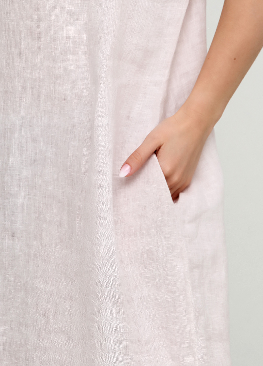 Темно-розовое кэжуал платье оверсайз Made in Italy однотонное