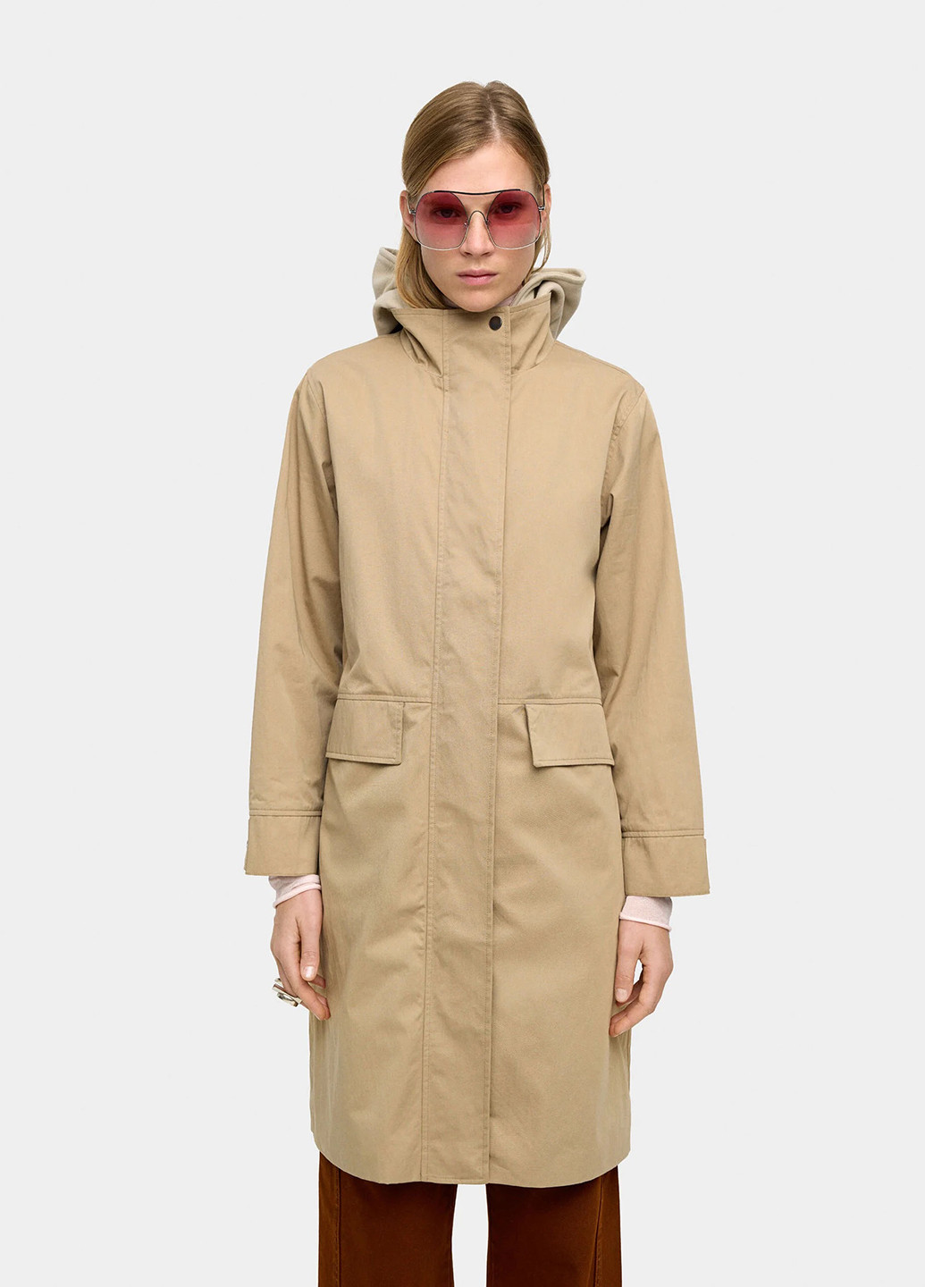 Плащ Parfois макинтош на молнии демисезон (365967972)