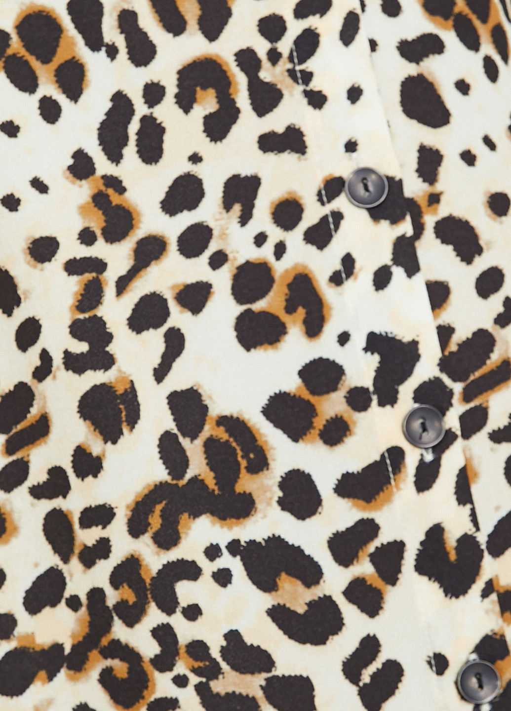 Коричневая кэжуал леопардовая юбка KOTON клешированная