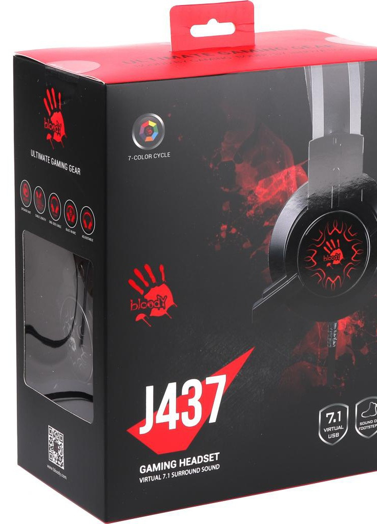 Навушники Bloody J437 Black A4Tech (207376385)