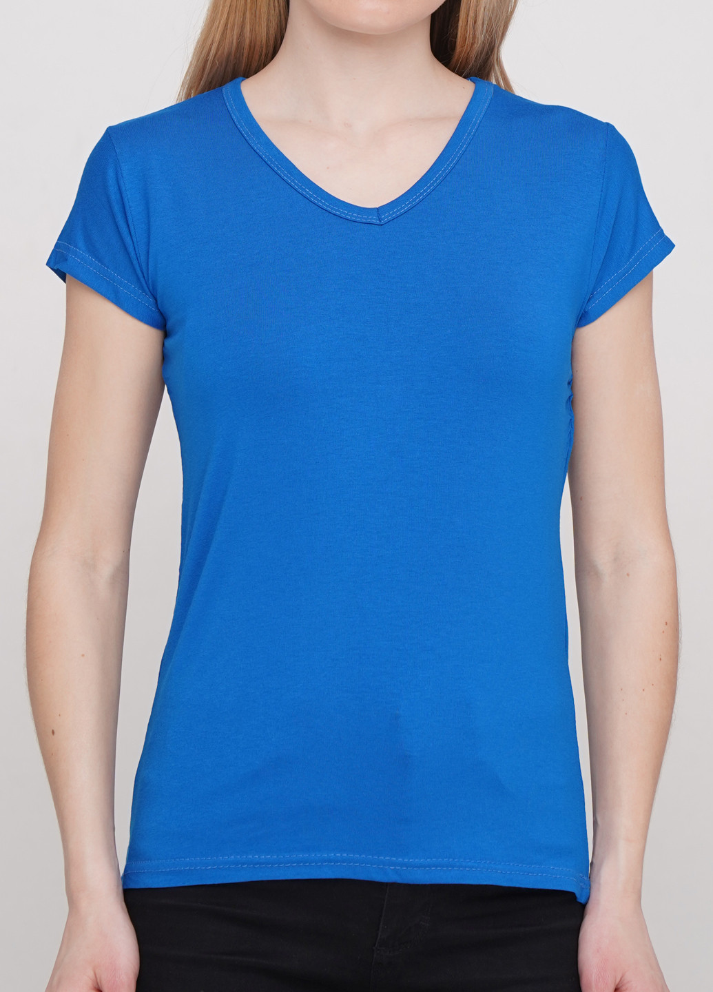 Блакитна літня футболка G & N