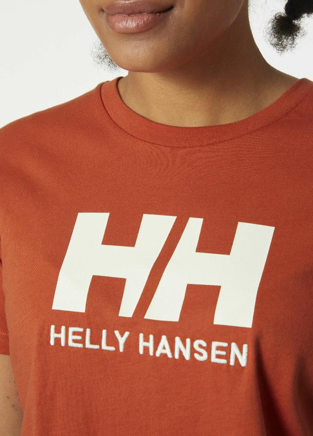 Футболка 34112-179 Helly Hansen Logo T-shirt W Terracotta 2023 at Ekosport - (318417424)