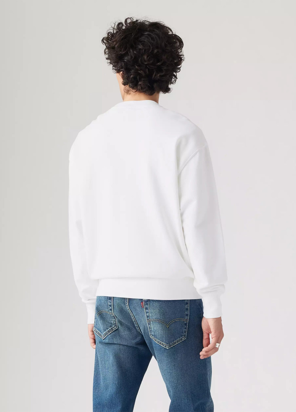 Білий світшот Levi's логотип без декору (364794466)