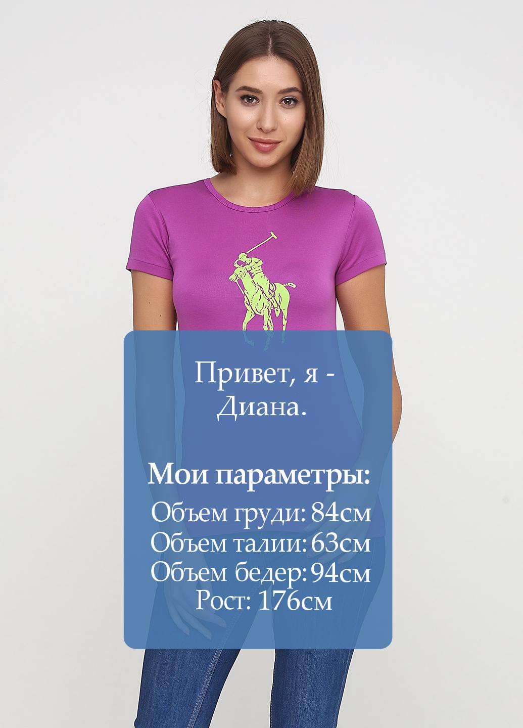 Фуксинова (колору Фукія) всесезон футболка Ralph Lauren
