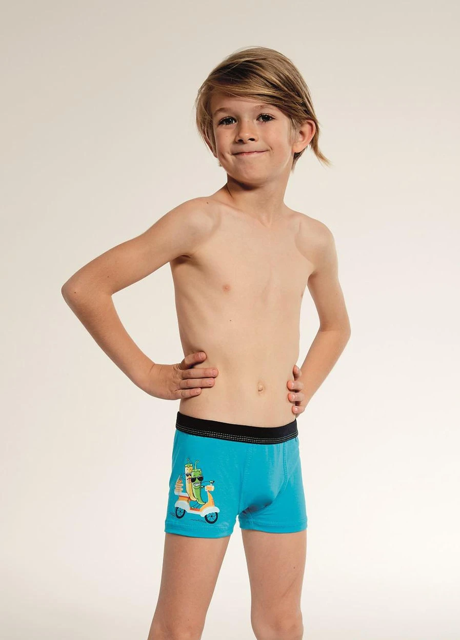 Труси-шорти для хлопчиків 73 Pepperoni 86-92 бірюзовий 701-19 Kids Cornette (256357010)