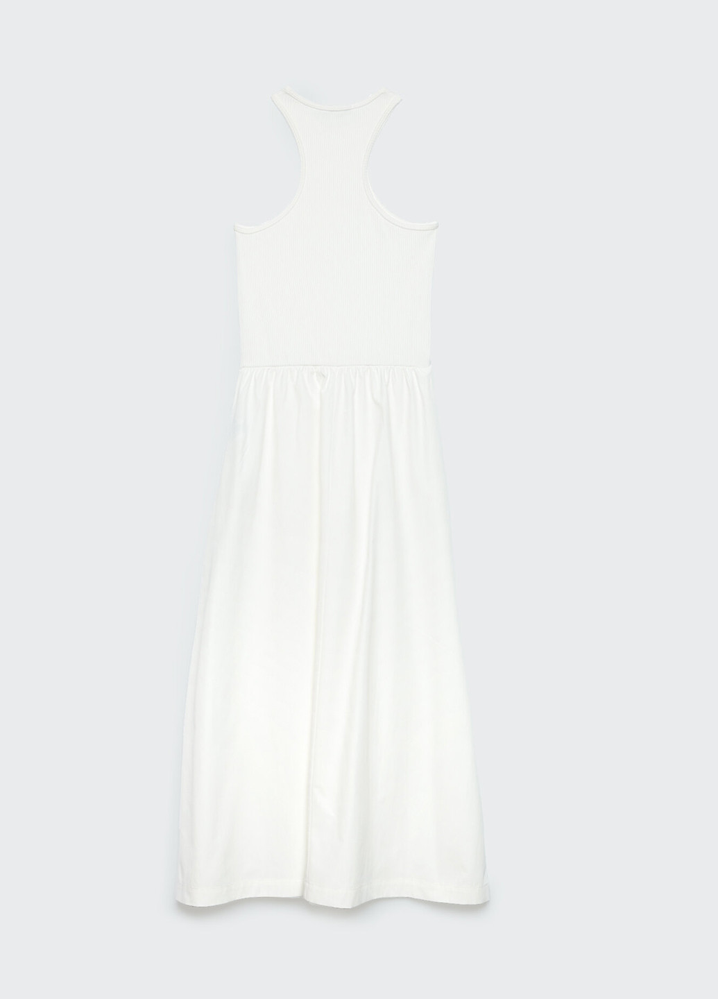 Білий кежуал сукня сукня-майка Stradivarius однотонна