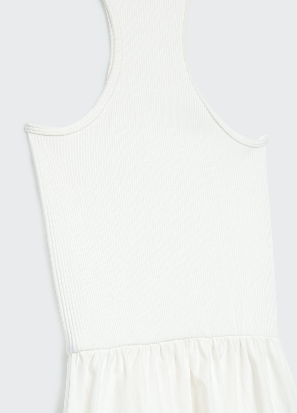 Білий кежуал сукня сукня-майка Stradivarius однотонна