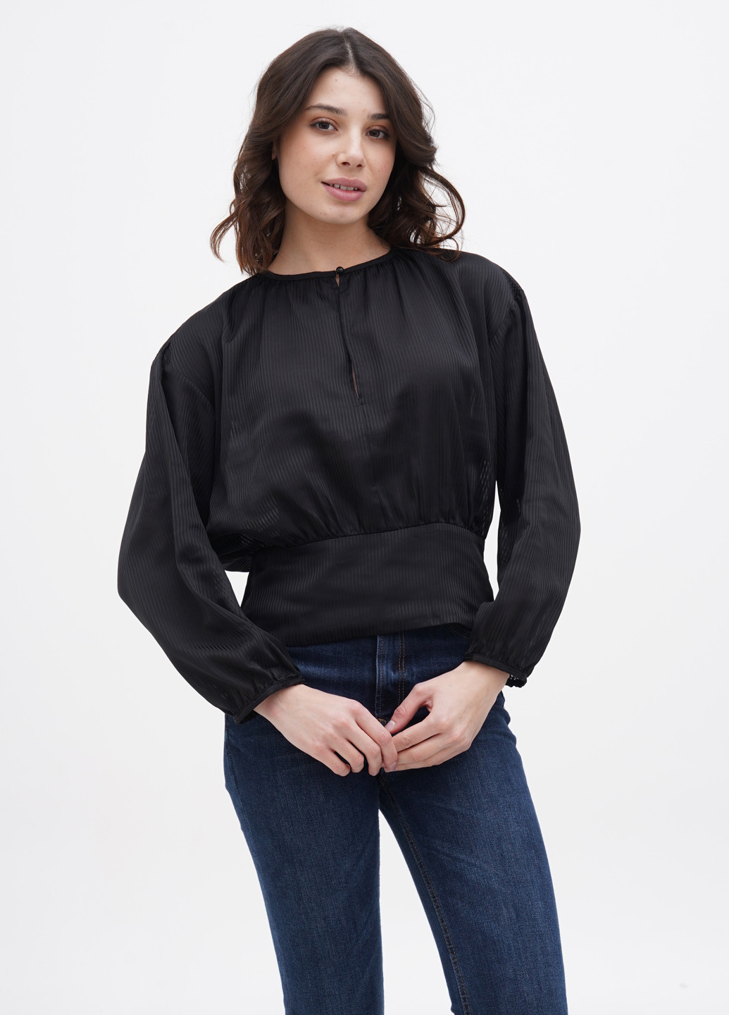 Чорна блуза Sisley