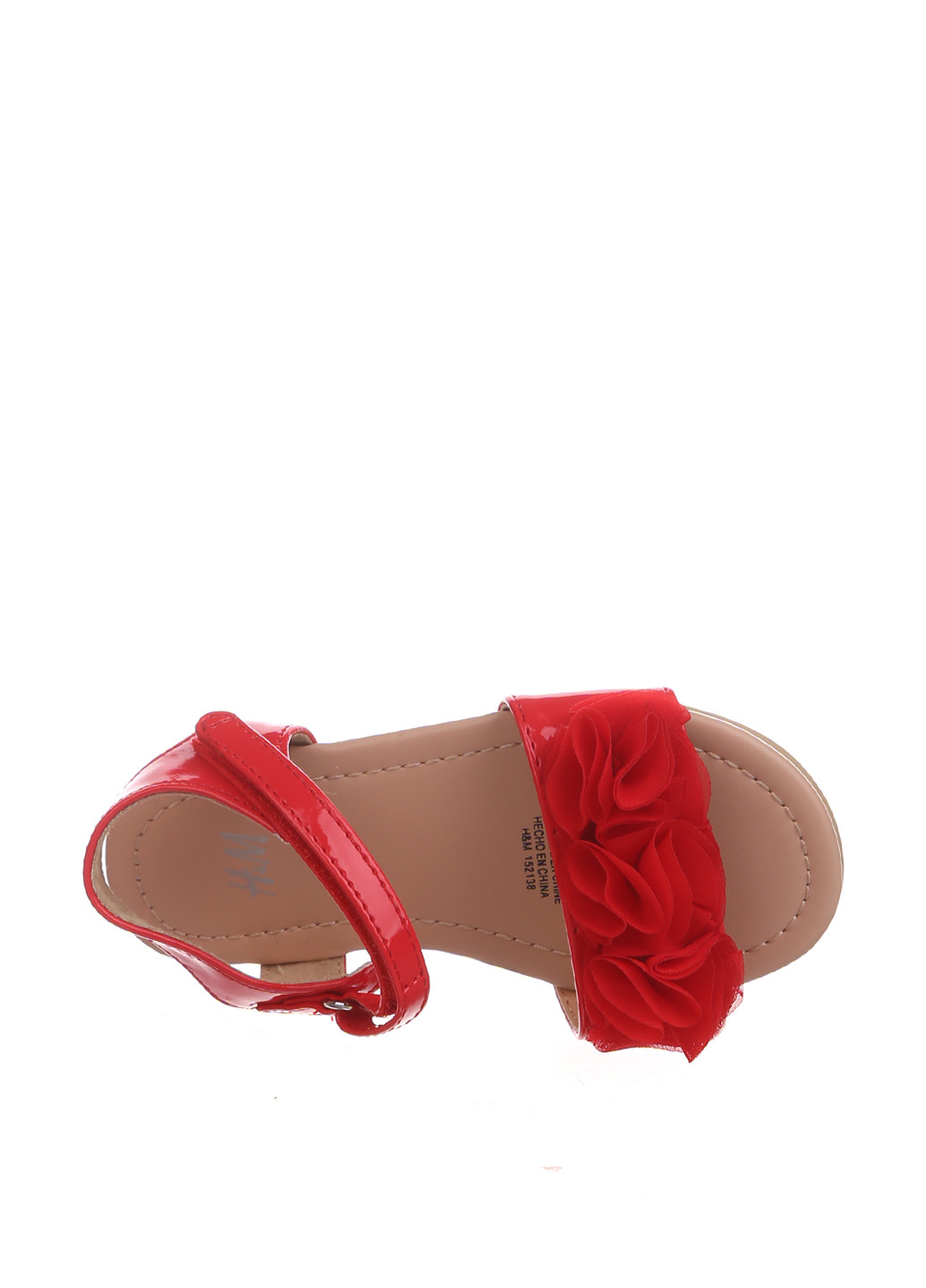 Красные кэжуал сандалии H&M на липучке