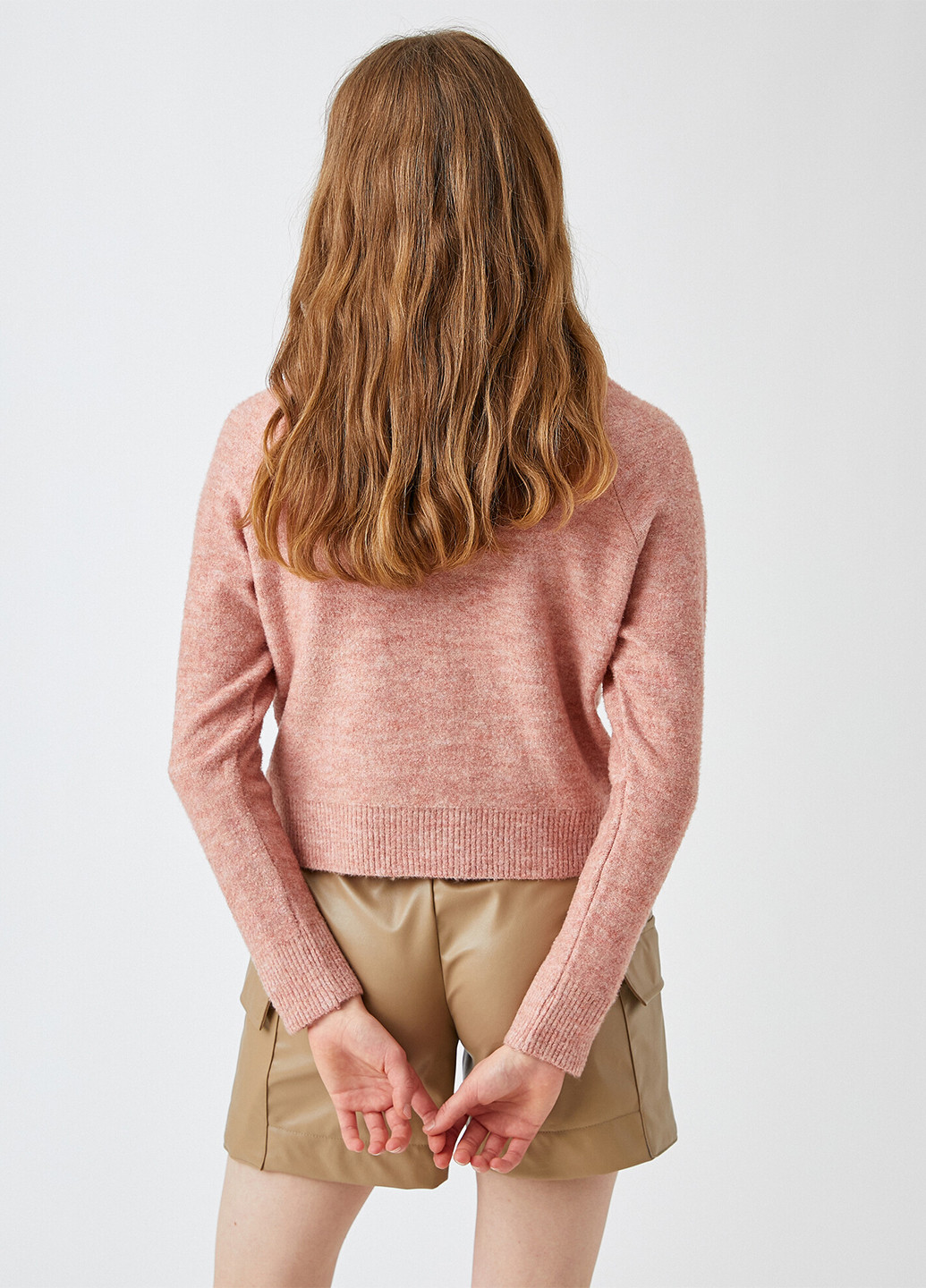 Розовый демисезонный пуловер пуловер KOTON