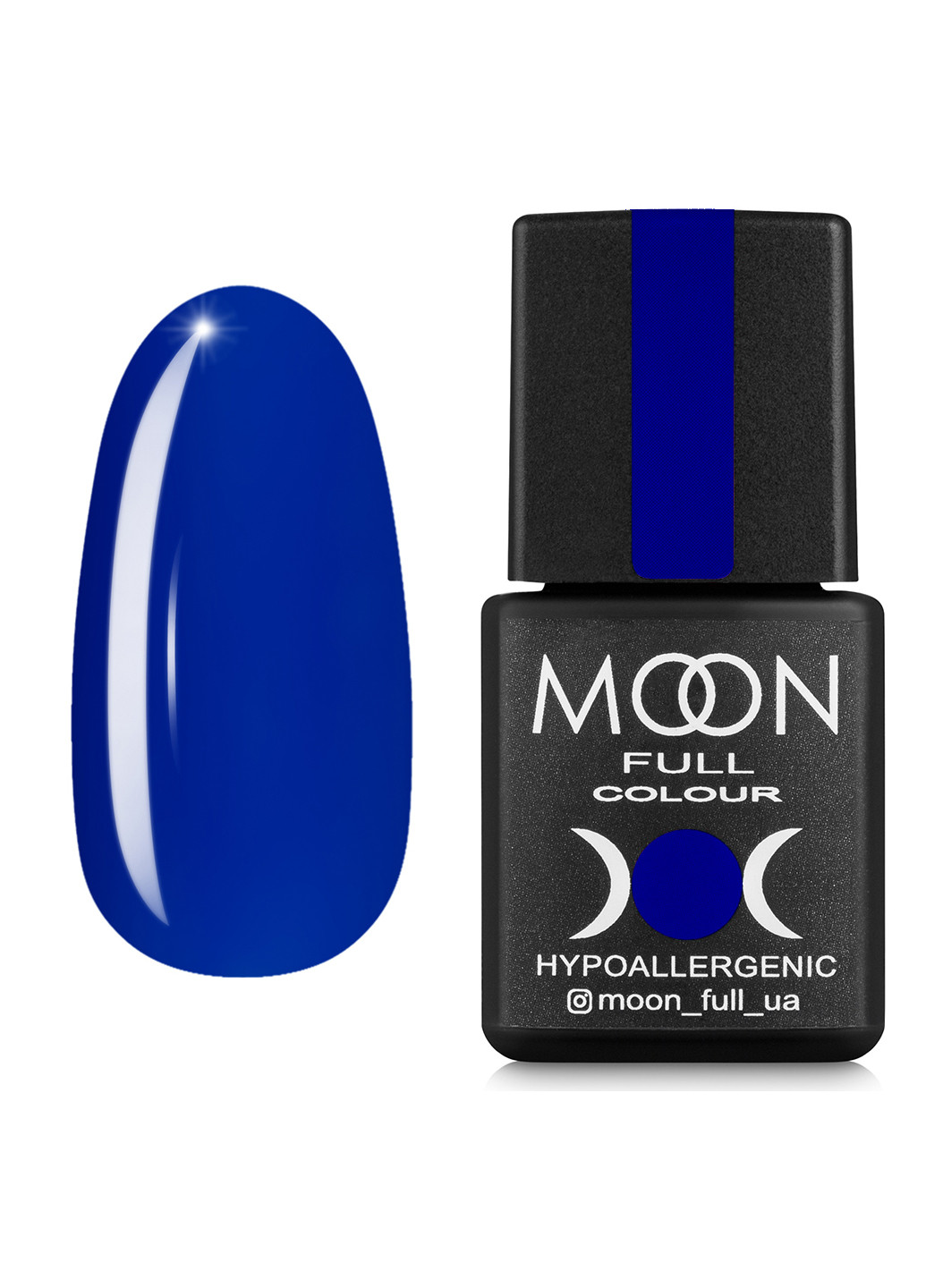 Гель-лак FULL color Gel polish 8 мл №655 темна блакить Moon (198495498)