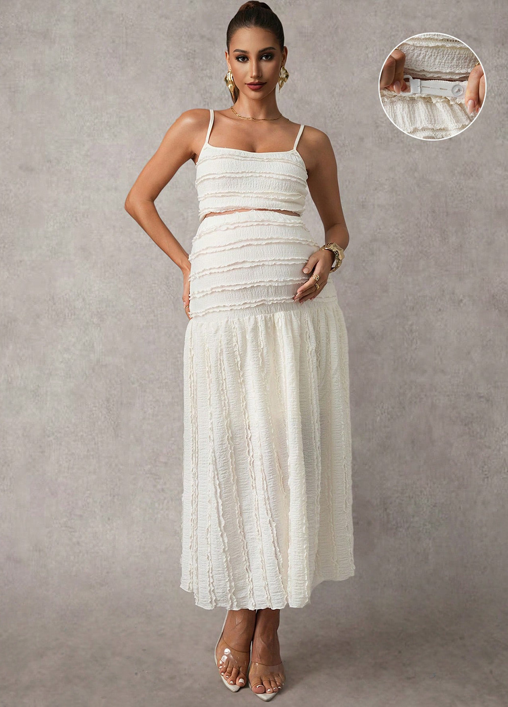 Костюм для вагітних (топ, спідниця) SHEIN (365439853)