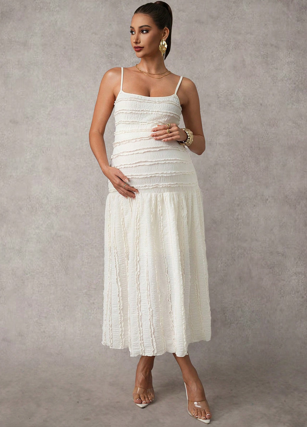 Костюм для вагітних (топ, спідниця) SHEIN (365439853)