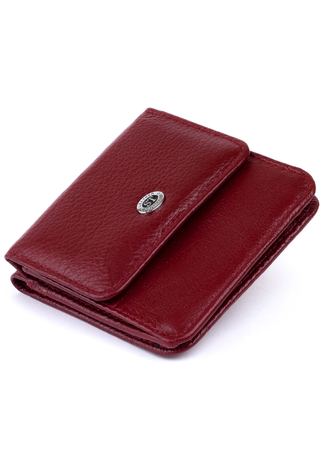 Женский кожаный кошелек 9,5х9х1 см st leather (229460119)