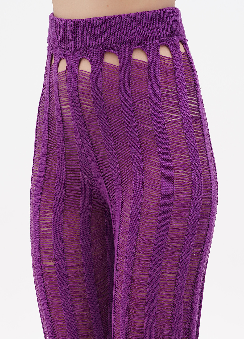 Фиолетовые кэжуал летние клеш брюки Boohoo