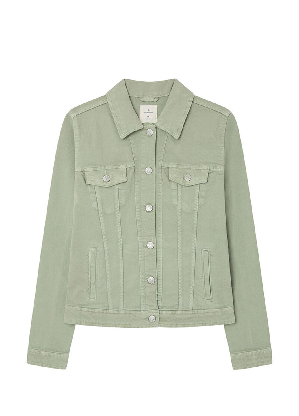 Оливковая демисезонная куртка куртка-пиджак Springfield