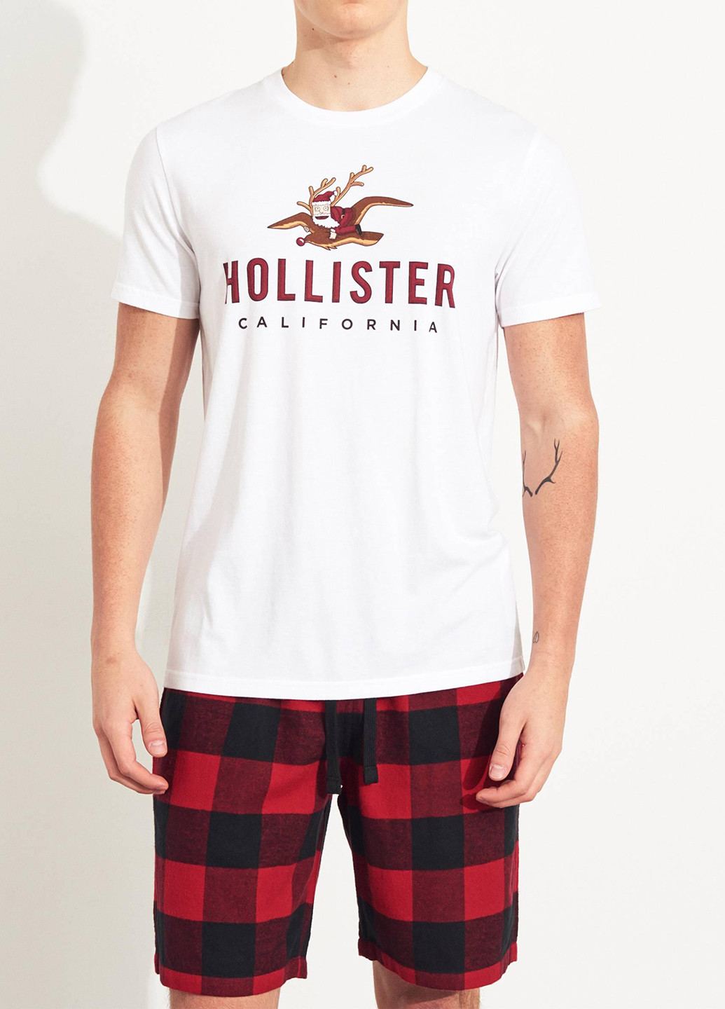 Пижама (футболка, шорты) Hollister (173791420)