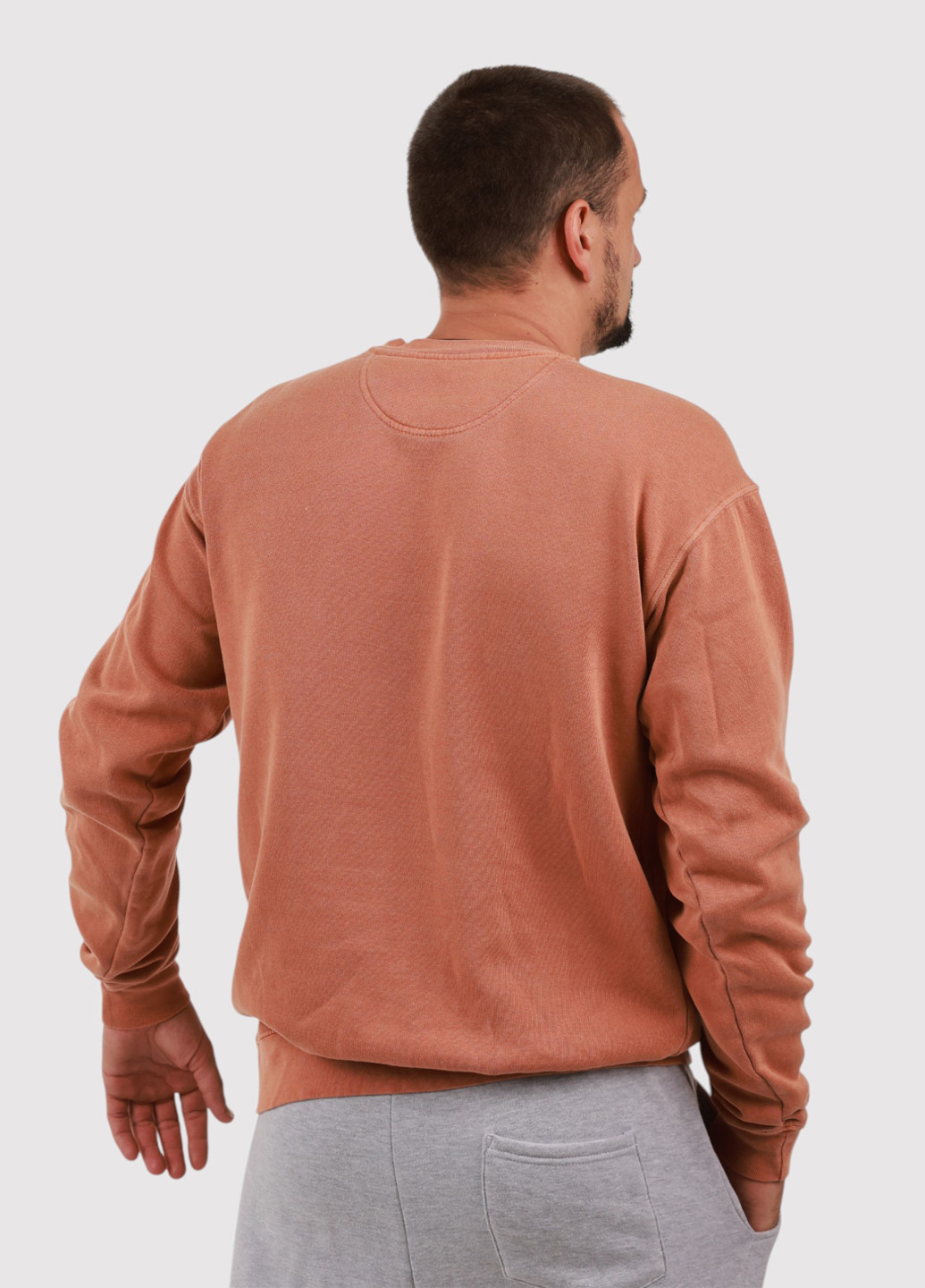 Теракотовий світшот Blue 84 однотонний без декору (359854771)