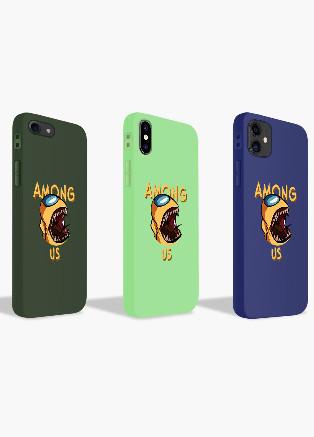 Чохол силіконовий Apple Iphone Xs Амонг Ас Жовтий (Among Us Yellow) (8938-2409) MobiPrint (219555290)