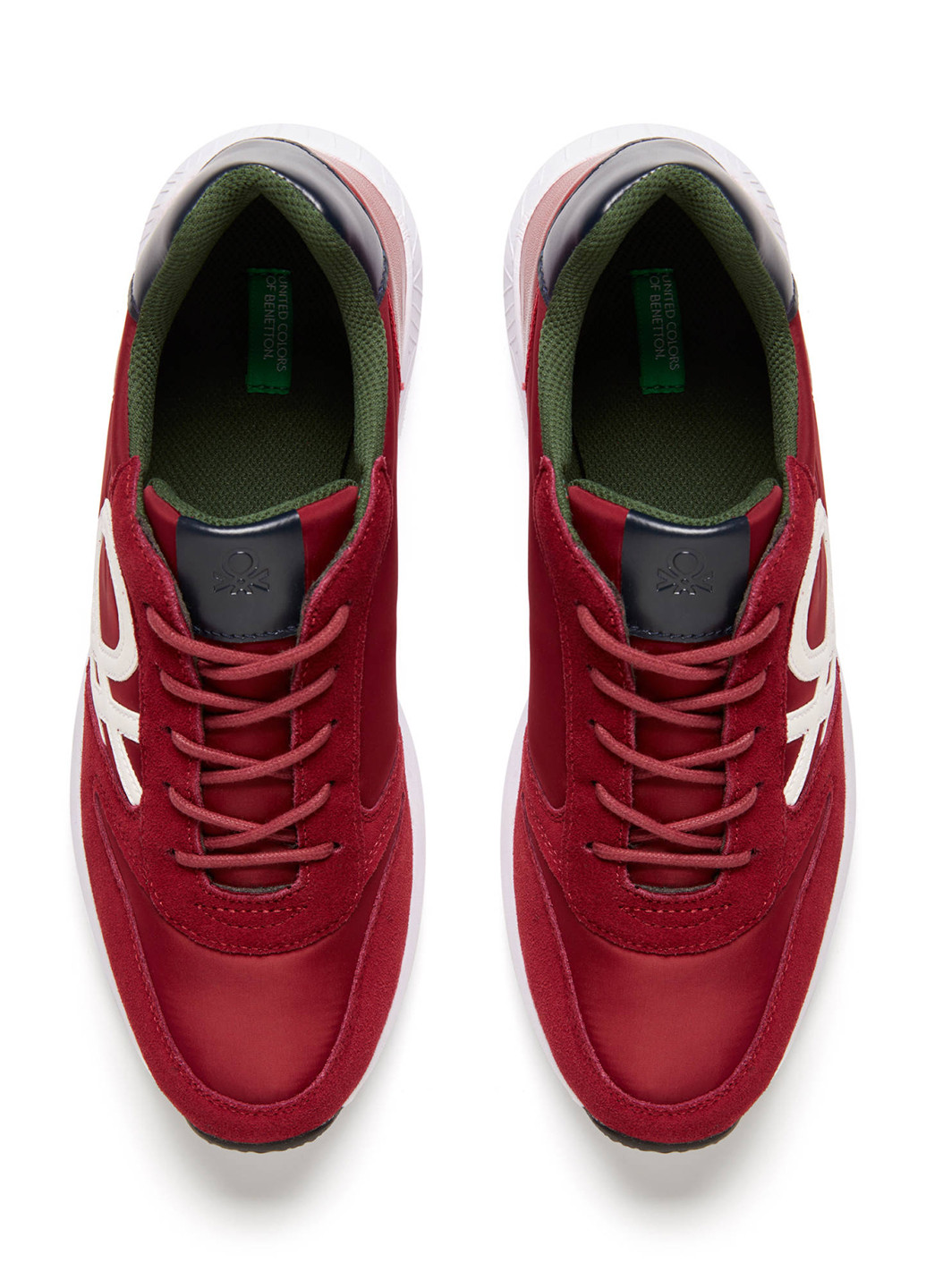 Красные демисезонные кроссовки United Colors of Benetton