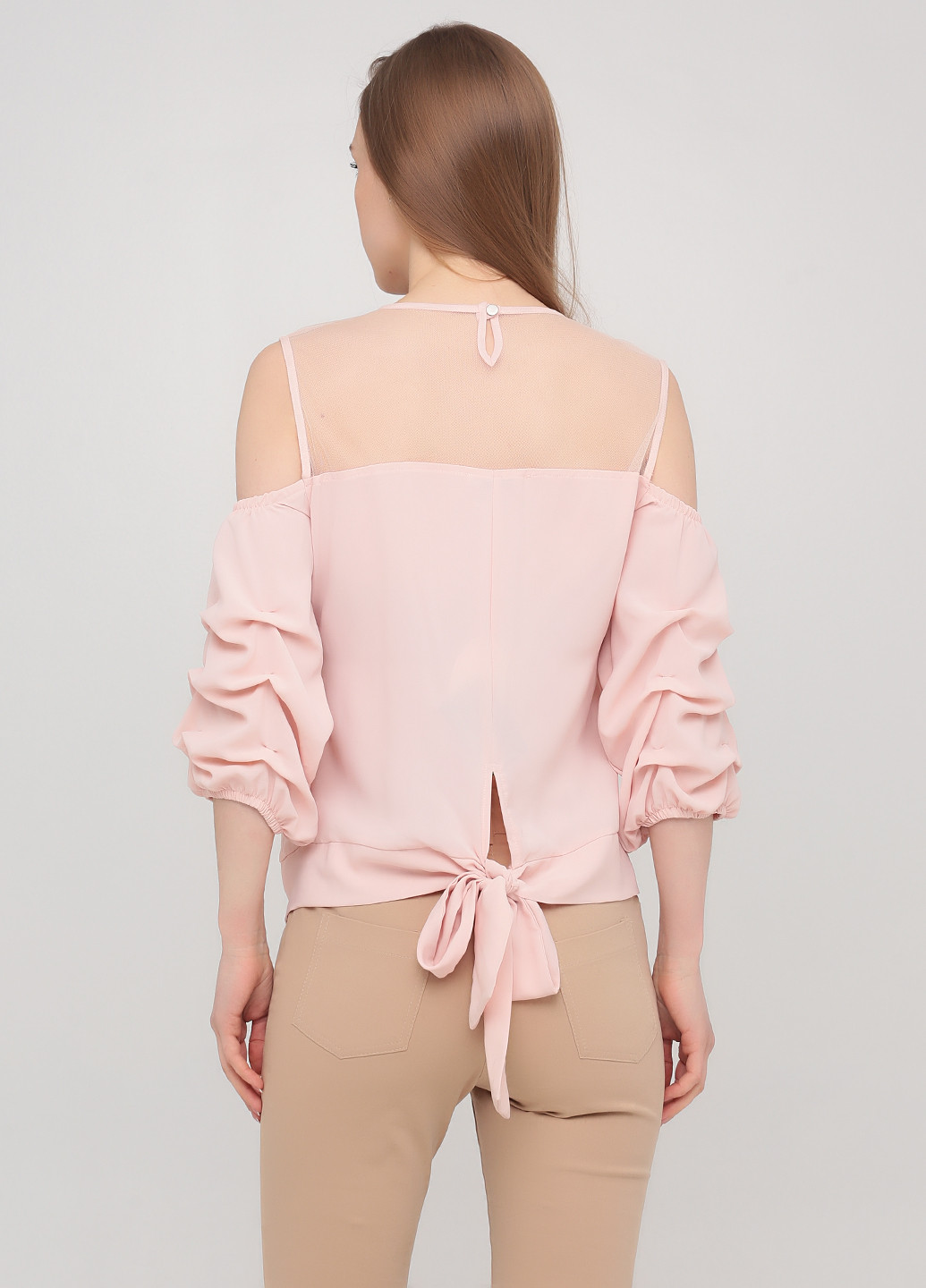 Светло-розовая демисезонная блуза Samsara