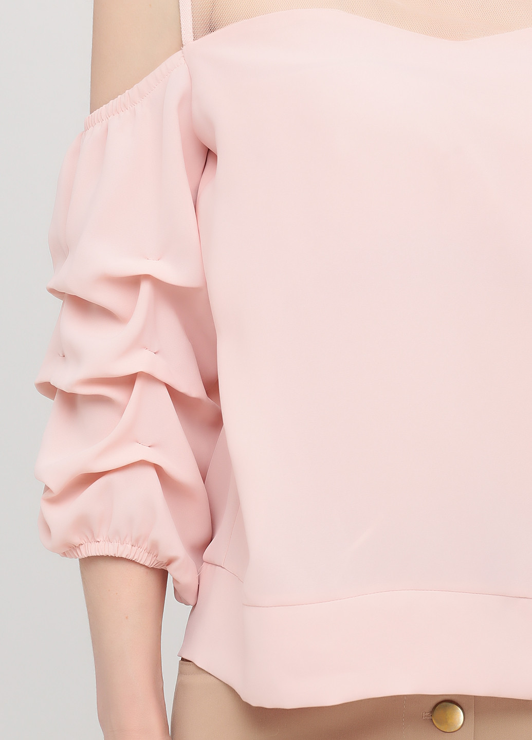 Светло-розовая демисезонная блуза Samsara